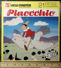 Pinocchio 8 x8  3D View-Master 3 Reel Packet Folder NEW SEALED NB311E