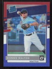 2020 Donruss Optic Donnie Walton Red, White and Blue #/150 SN,RC Rookie #70 Card