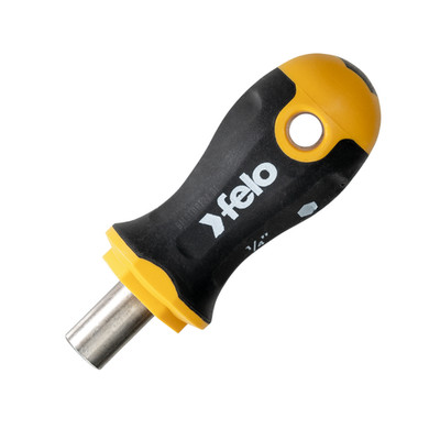 FELO Stubby Bithalter mit 2K Griff & Magnet nur 79mm Gesamtlänge Made in Germany