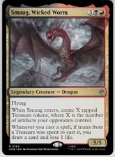 Smaug, Wicked Worm [Borderless Foil] #281 Prices | Magic The