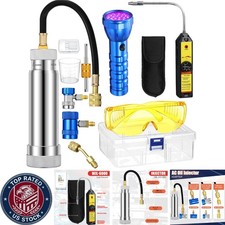 Reliable AC Leak Detection Tool with R1234yf, R134a & R410a Compatibility