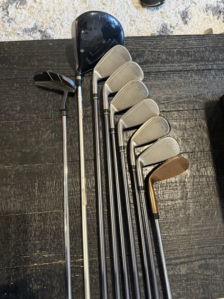 Juego de golf Tour Edge JMAX dorado híbrido hierro madera con lanzamiento en caliente 2 controladores, putter Foto 3 de 4