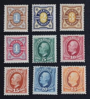 CKStamps: Sweden Stamps Collection Scott#52/61 Mint NH/H OG Incomplete