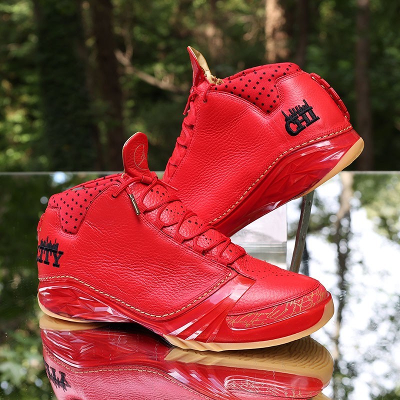 Air Jordan 23 Retro Chicago 2015 Men's Size 13 Red Black Custom