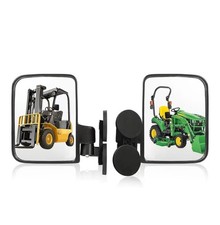 Tractor Mirrors Strong Magnetic Side Mirrors for Tractors, Forklifts, Lawn Mover