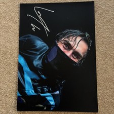 LUCKY KID TEOMAN SIGNED A4 PHOTO WRESTLECRATE EXCLUSIVE WXW WWE NXT UK AUTO