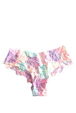 Victoria's Secret PINK No-Show Lace Back Cheekster Panty Lilac Palm