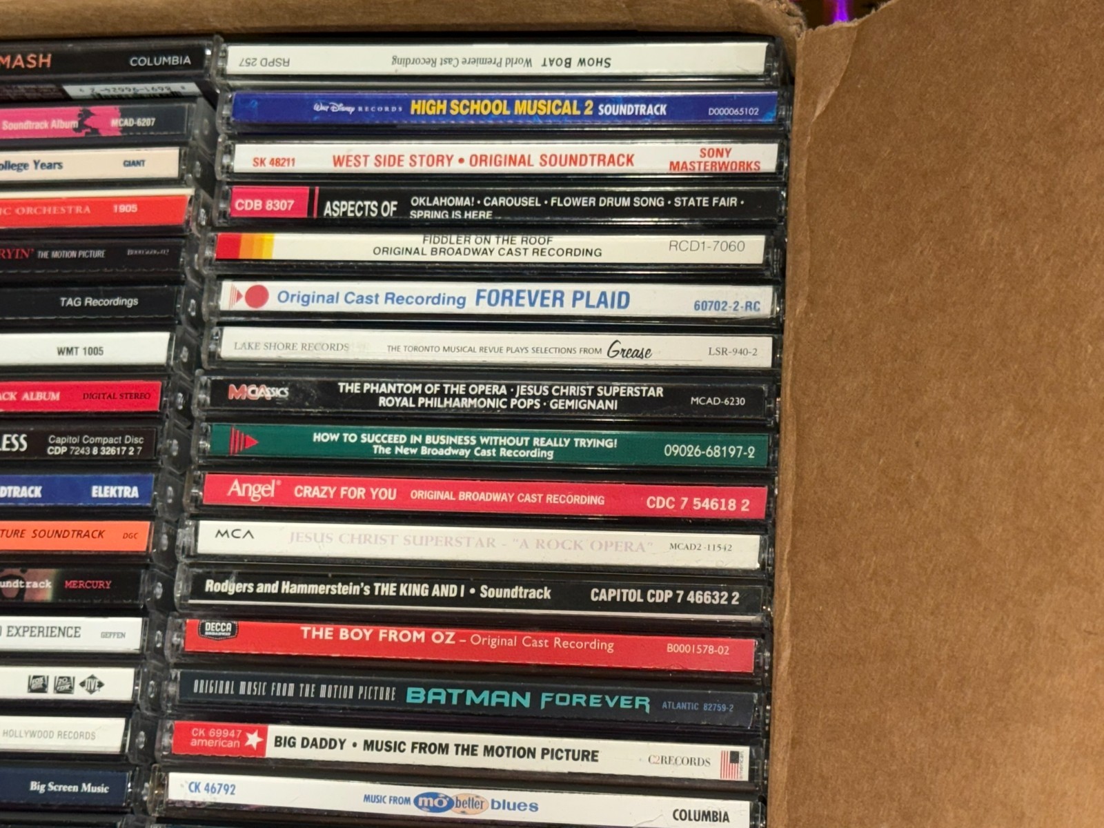 *LOT OF 75 CDS* Movie Soundtrack/Broadway Musicals CD Collection GREAT ...
