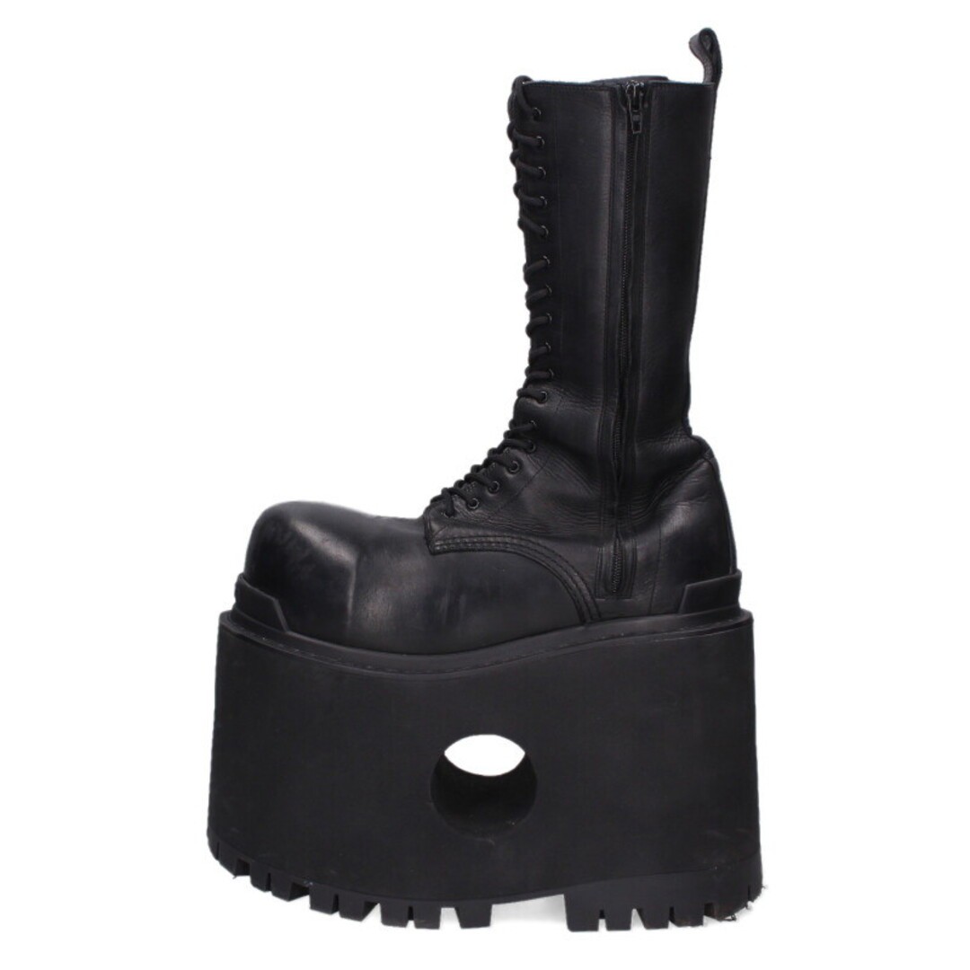 Balenciaga 805908 GIANT 18OMM HIGH Leather BOOTS Men's 42 Used 0157464f67213c6ba thumbnail 2