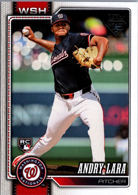 2026 Topps #36 Andry Lara RC Washington Nationals