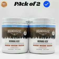 2-Pack ROUNDHOUSE PROVISIONS MORNING KICK-DIGESTIVE POWDER-STRAWBERRY LEMONADE