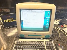 Apple iMac G3 1999 Blueberry M5521 350MHz 64MB RAM 6GB Hard Drive