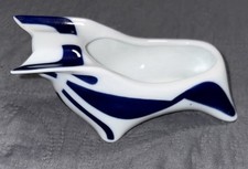 Plato Baratija Crema Vaca Toro Toro Sargadelos Vintage Azul Blanco España MCM