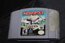 Monopoly Nintendo 64 N64 Authentic Game Cartridge Tested Working
