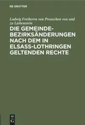 Ludwig Freiherrn von Preuschen von und zu Liebenstein | Die...
