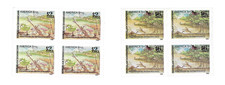 REP DOMINICANA 1995 UPAEP AMERICA BIRDS FAUNA NATURE YV 1196-7 BLx4 MNH #6204