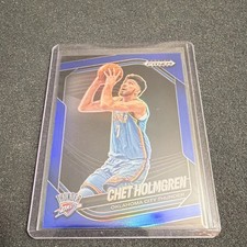 Panini Prizm Black Blue Prizm Chet Holmgren #173 /199 Oklahoma City Thunder