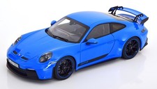Norev 1/18 Porsche 911 992 Gt3 Coupe 2021 Blue Limited To 504 Open/Close 1 18 91