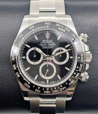 Rolex Daytona 126500LN  Black/Dial - Ø40mm | 2024 Full Set  LC100 #2087