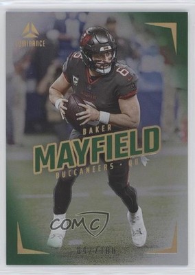 2024 Panini Luminance Green 42/100 Baker Mayfield #69 05jo