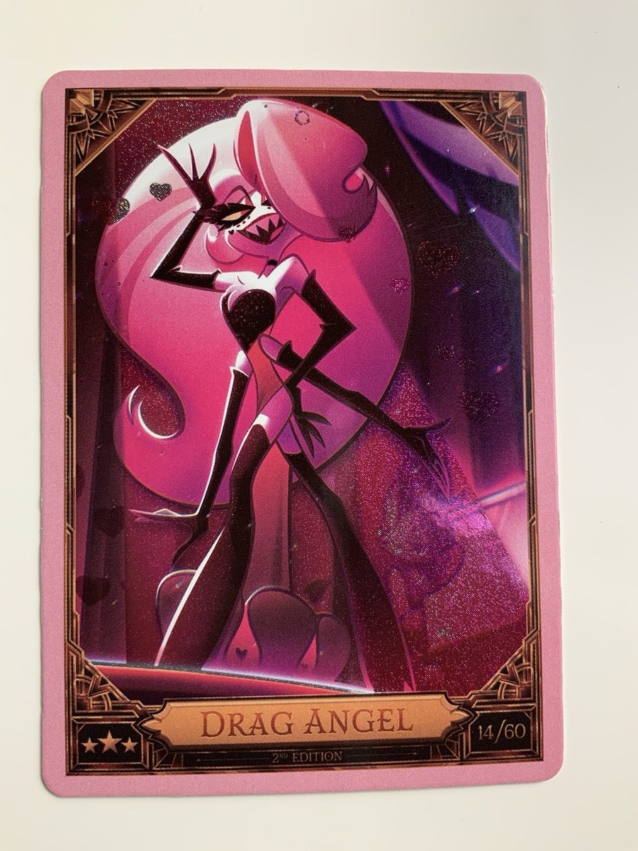 ハズビンホテル トレカ　foil drag エンジェル 1st edition Hazbin Hotel Trading Card Drag Angel Dust Foil Rare 2nd Edition | eBay