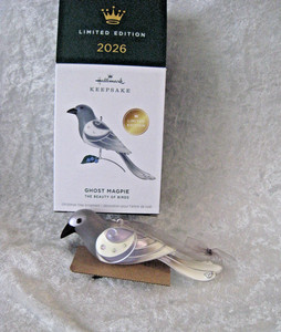 Hallmark Keepsake Limited Edition Ornament "Ghost Magpie" 2026 MIB