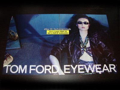 TOM FORD Eyewear 2-Page PRINT AD Spring 2023 HE CONG Steven Klein