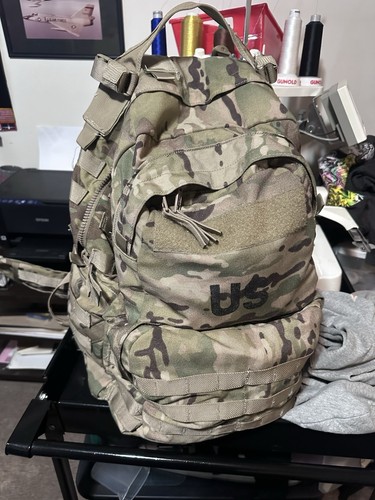 Genuine US Army OCP Multicam MOLLE II Medium Rucksack Complete Assembly ...