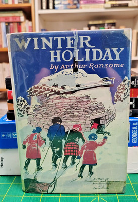 Winter Holiday Arthur Ransome 1934 JP Lippincott second impression Rare w/ DJ