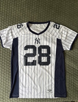 NY YANKEES AUSTIN WELLS FOOTBALL JERSEY SGA XL #28 9/5 MLB