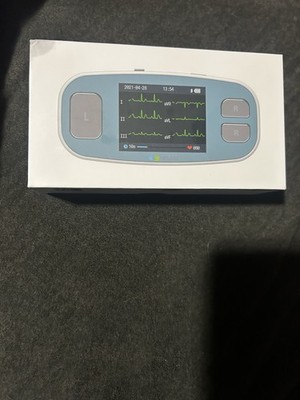 EMAY EMG-6L Portable 6-Lead Bluetooth ECG Monitor, Smartphone & PC Compatible