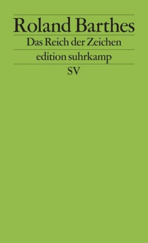 Suhrkamp Verlag Das Reich Der Zeichen - Bild 3