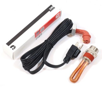 Cummins Engine Block Heater & Cord Kit Fits 1998 2026 Dodge Ram 5.9L 6.7L Diesel