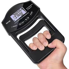 Grip Strength Tester 396Lbs/180Kg Digital Grip Dynamometer Strength Device Hand