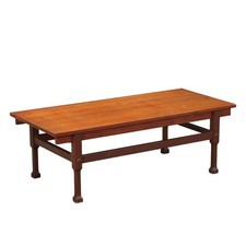 Tavolino Vintage da Centro Italia Anni 60 Legno impiallacciato Teak Massello