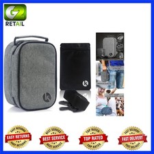 Travel Pill Organizer with Lock Odor-Control Medicine Storage Bag 8.5"x5.5"