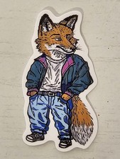Sticker 90s Fox 3"
