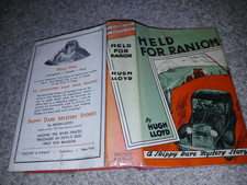 Skippy Dare Held for Ransom 1934 Hugh Lloyd Gorgeous Jacket and Book!