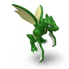 Vintage TOMY Pokemon Scyther Battle Figure 2.5" Green PVC Collectible Mini Toy