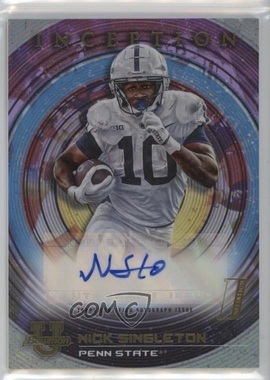 2022-23 Bowman Inception University Nicholas Singleton Nick #BIA-NSN Auto 6q5