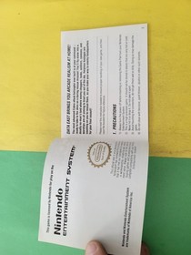 Cobra Command Nintendo NES Instruction Manual Only