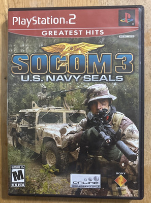 SOCOM 3: U.S. Navy SEALs Greatest Hits (Sony PlayStation 2, 2005)... FREE S&H!