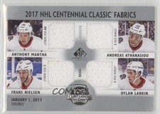 2017 SP Game Used Anthony Mantha Andreas Athanasiou Frans Nielsen #CC4-DRW 7o1