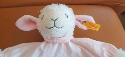  Süsses Steiff Schmusetuch Schaf Lamm Kuscheltuch 
