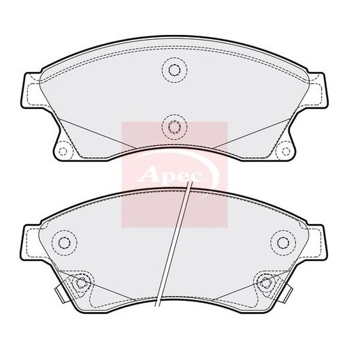 For VAUXHALL ASTRA Mk VI P10 2010 to 2015 BRAKE PADS (FRONT) (R90) PAD1771