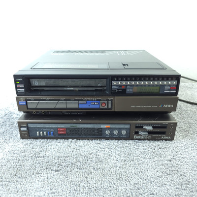 Aiwa AV-50M Beta Hi-Fi VCR Recorder Stereo Integrated Amplifier SV50M UNTESTED
