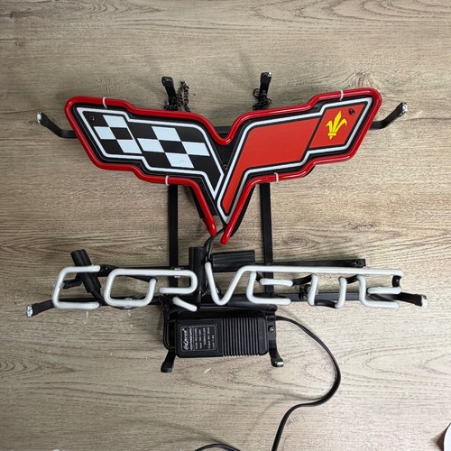 Chevrolet Corvette C6 Neon Sign For Parts 18x15in