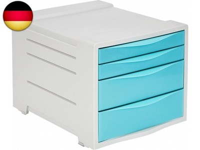 Leitz Esselte Schubladenset, 4-teiliger Schreibtisch-Organisator, Ablagefächer 