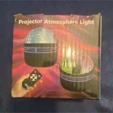 Projector Atmosphere Light Multicolor LED Color Changing Remote Control USB