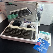 Atari 600XL Home Computer Tested Working Original Box Estate Fresh 